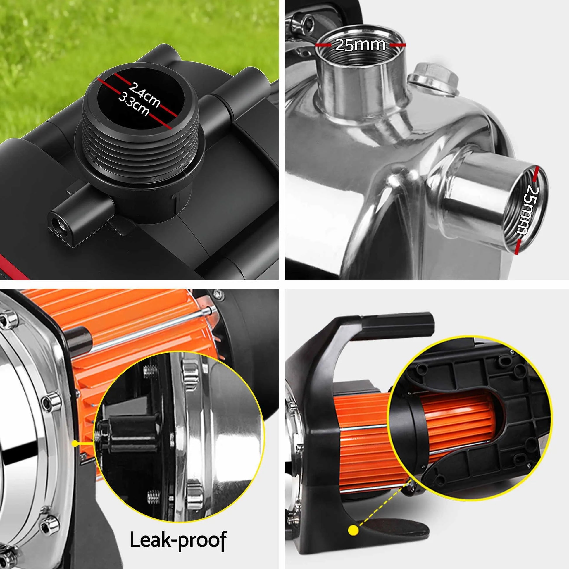 Giantz Garden Water Pump Auto Controller Tank Farm Irrigation House 800W Max. - Image 8