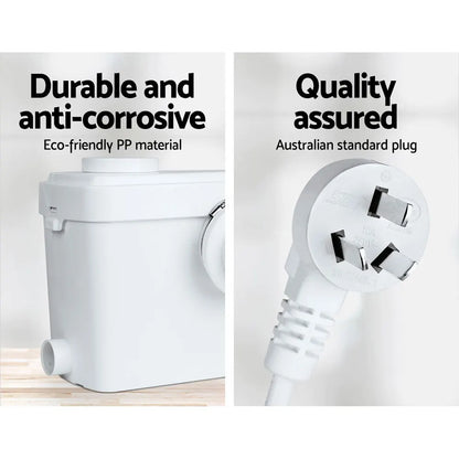 Giantz Macerator Sewerage Pump Waste Water Marine Toilet Disposal Unit Laundry - Image 6