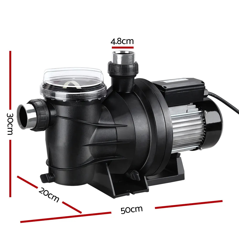 Giantz Pool Pump Swimming Water Pump 2000W Max. 2.7HP Circulation Filter Electric Spa - Image 2