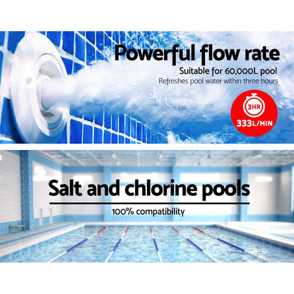 Giantz Pool Pump Swimming Water Pump 2000W Max. 2.7HP Circulation Filter Electric Spa - Image 6