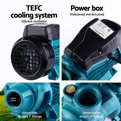 Giantz Peripheral Water Pump Automatic Controller Clean Garden Rain Tank 0.5HP - Image 9