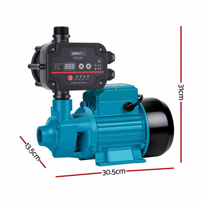 Giantz Peripheral Water Pump Auto Controller Cast Iron Garden Irrigation 1HP - Image 2