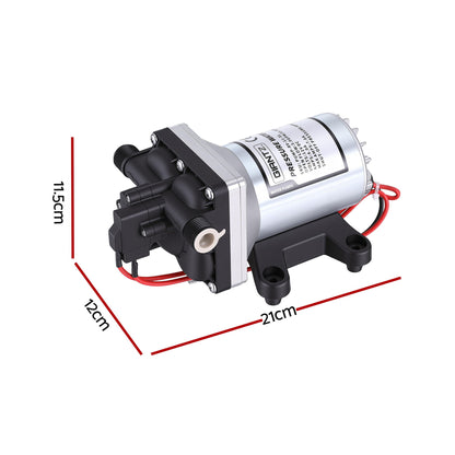 Giantz 12V Water Pump High Pressure Fast Self Priming 11.3L with Auto Switch for RV Caravan Boat - Image 2