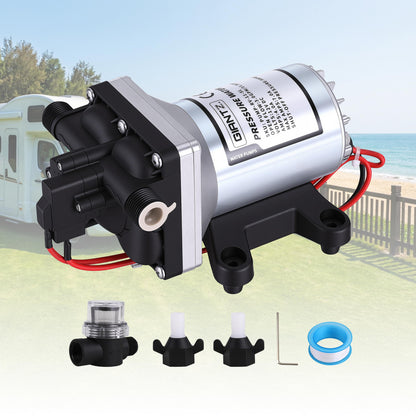 Giantz 12V Water Pump High Pressure Fast Self Priming 11.3L with Auto Switch for RV Caravan Boat - Image 9