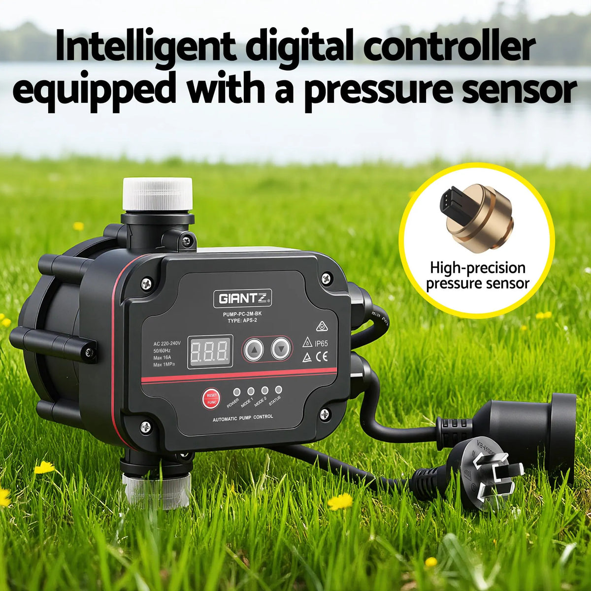 Giantz 4-Stage Water Pump Auto Controller Farm Irrigation Stainless Max. 2000W - Image 5
