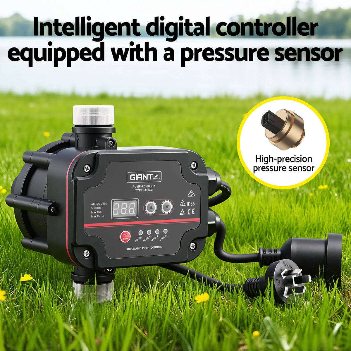 Giantz 6-Stage Water Pump Auto Controller Farm Irrigation Stainless Max. 2500W - Image 6