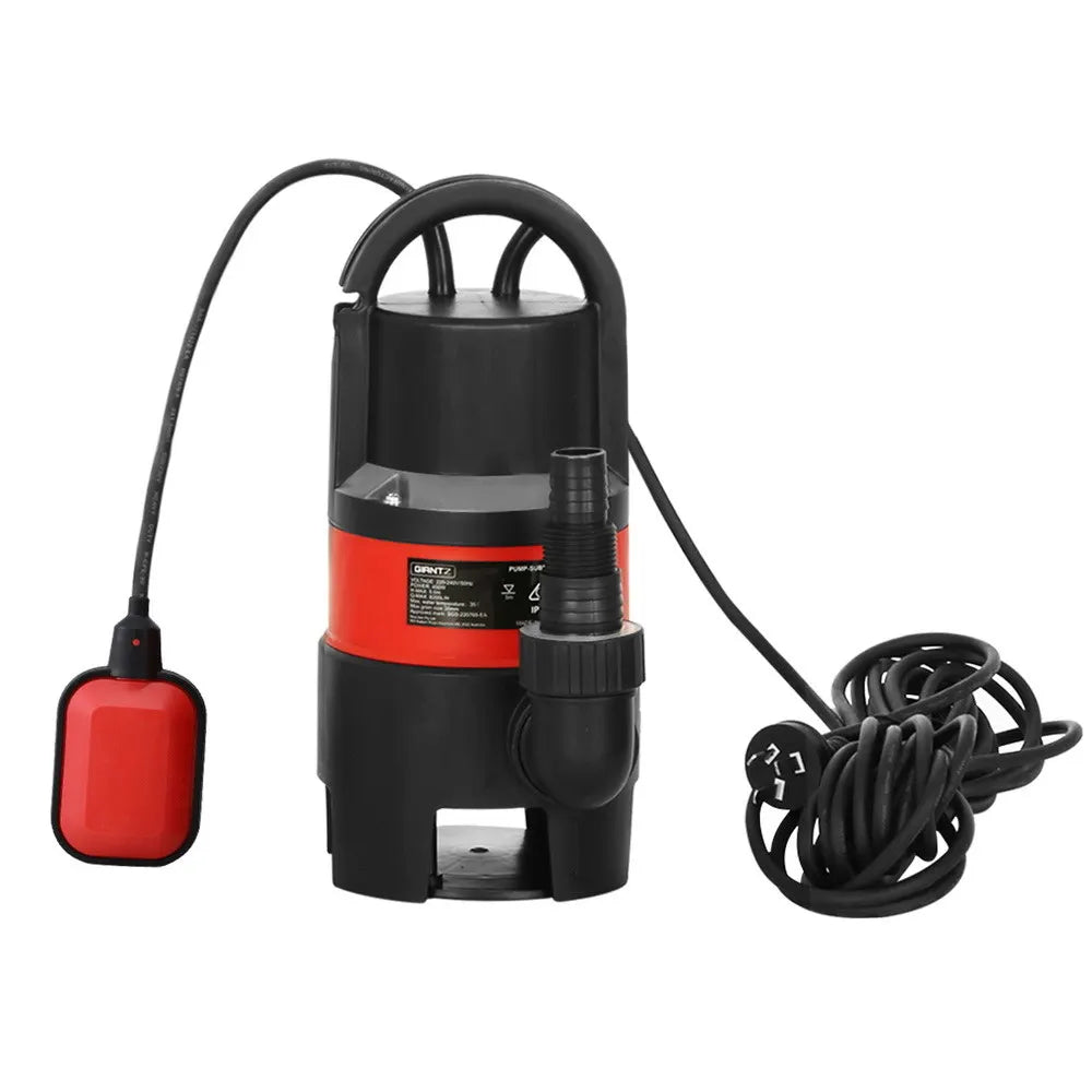 Giantz Garden Submersible Pump 550W Dirty Water Bore Tank Well Steel Sewerage - Image 3