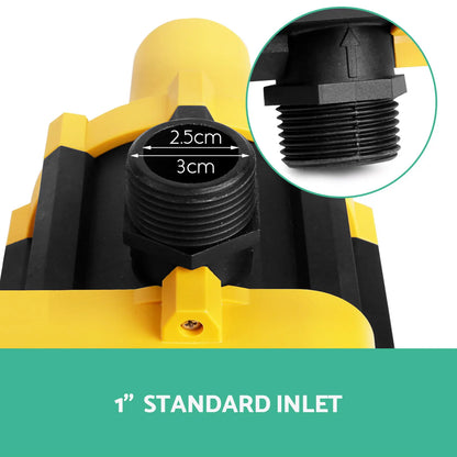 Giantz Water Pressure Pump Controller Auto Switch Control Electric Electronic Yellow - Image 5