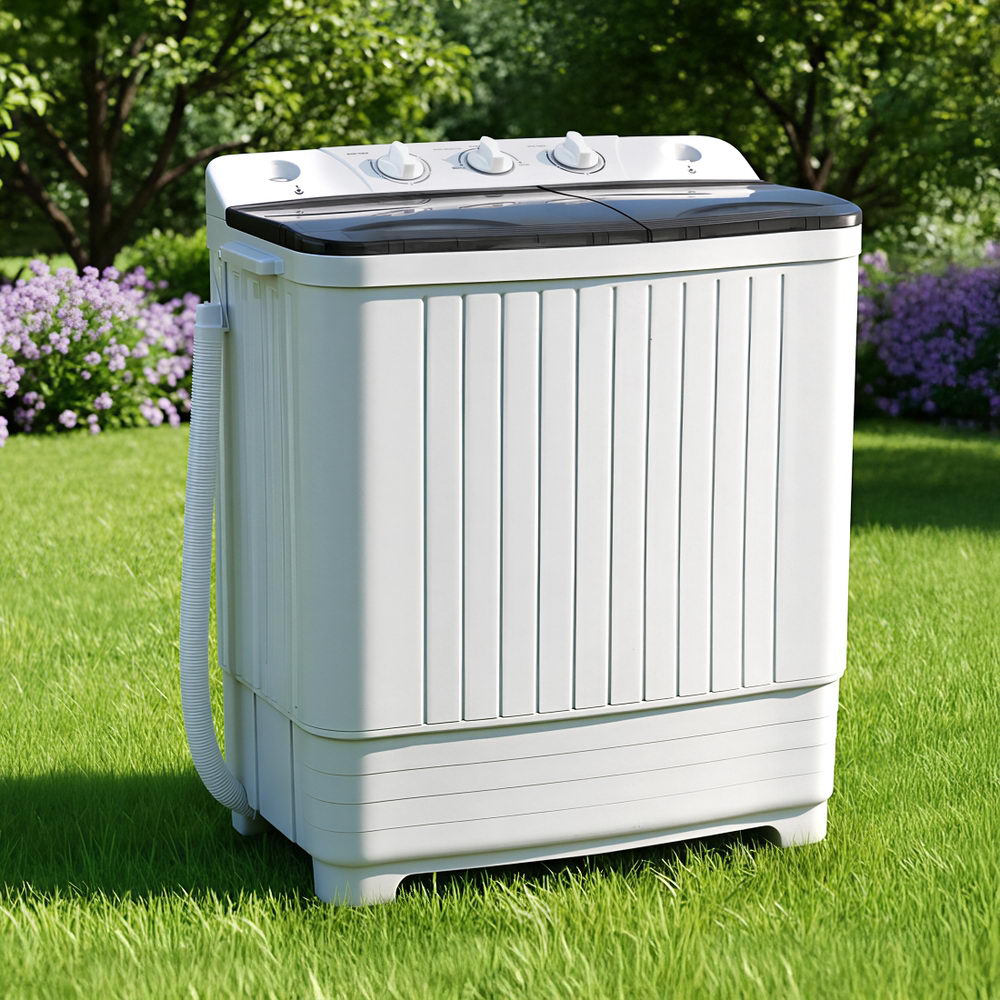 Devanti Portable Washing Machine Twin Tub 4.5KG - Image 6