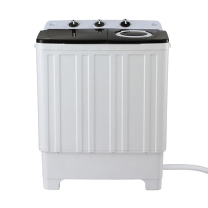 Devanti Portable Washing Machine Twin Tub 7KG White - Image 2