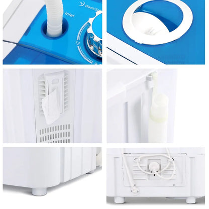Devanti Portable Washing Machine 4.6KG Blue - Image 8