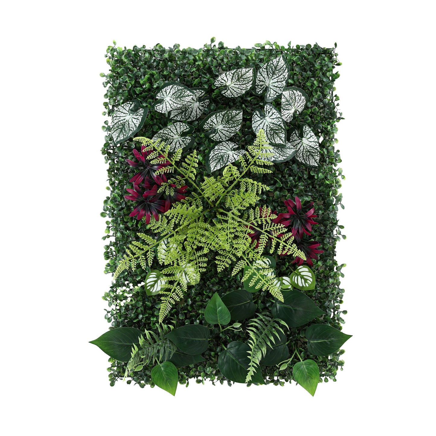 Gardeon 4PCS Artificial Plant Wall Panels 40X60CM Boxwood Panel Flower Backdrop Backyard Green Decor - Image 8