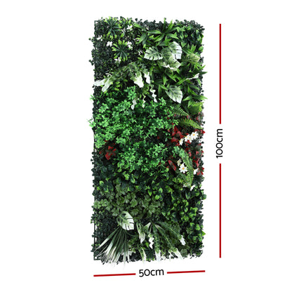 Gardeon Artificial Plant Wall Panels 50X100CM Boxwood Panel Hedge Grass Backdrop Green Decor Backyard - Image 2