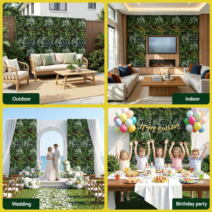Gardeon Artificial Plant Wall Panels 50X100CM Boxwood Panel Hedge Grass Backdrop Backyard Green Decor - Image 7