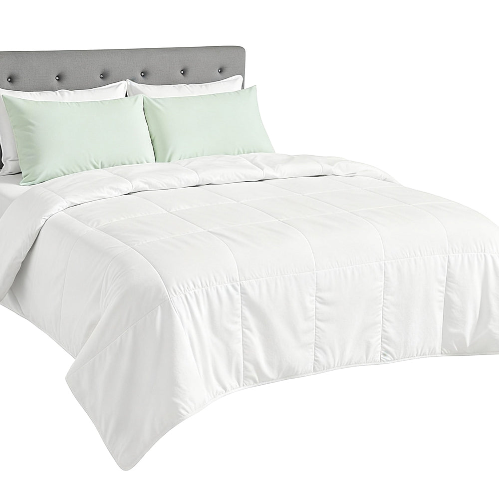 Giselle Bedding 200GSM Bamboo Quilt Summer Quilts All Season Doona Duvet Lightweight King - Image 2
