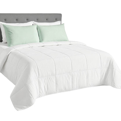 Giselle Bedding 200GSM Bamboo Quilt Summer Quilts All Season Doona Duvet Lightweight Super King - Image 2