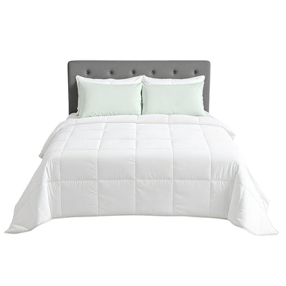 Giselle Bedding 200GSM Bamboo Quilt Summer Quilts All Season Doona Duvet Lightweight Super King - Image 4