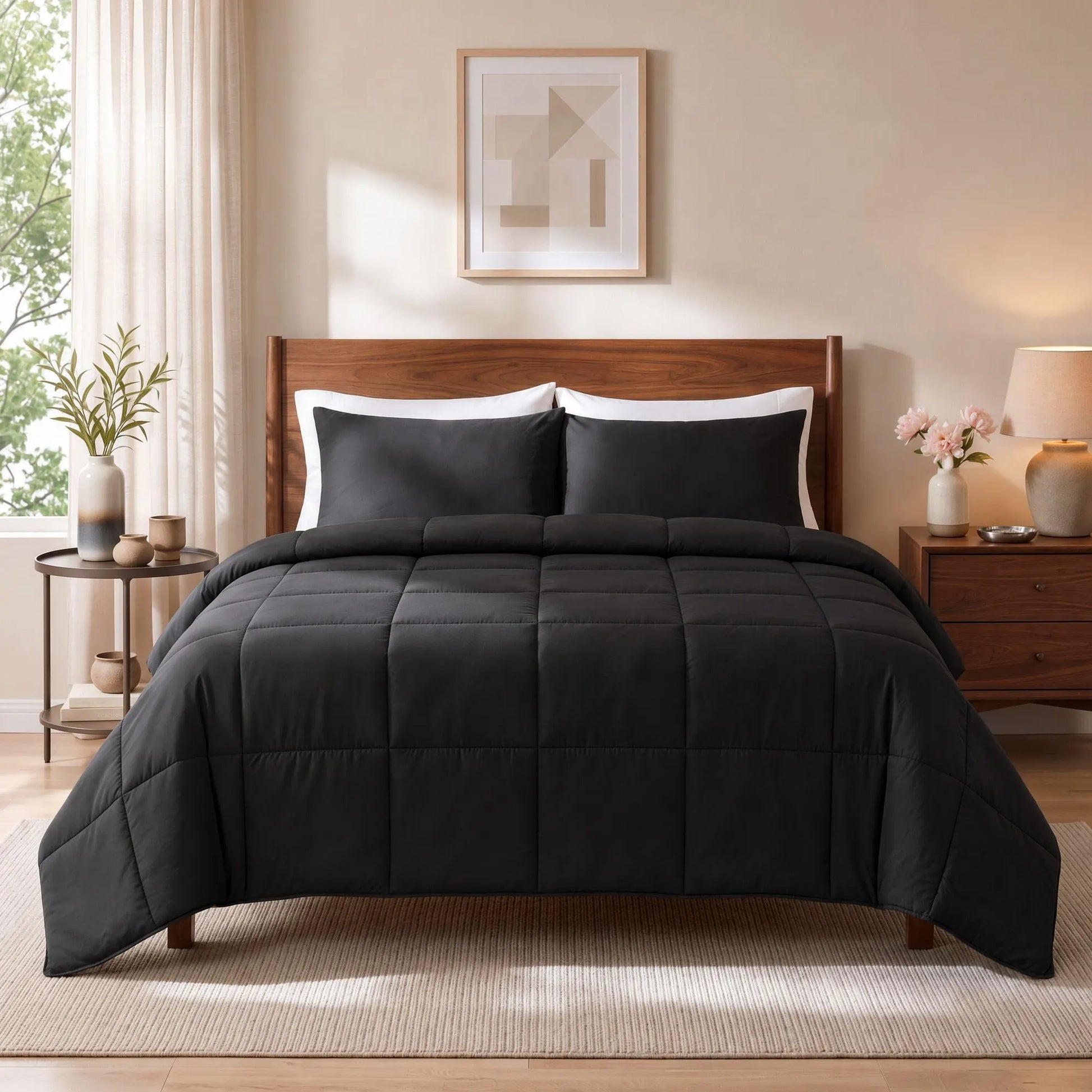 Giselle 200GSM Bamboo Microfibre Super King Quilt Lightweight All Season Doona