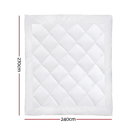 Giselle Bedding 400GSM Microfibre Bamboo Quilt Super King - Image 2