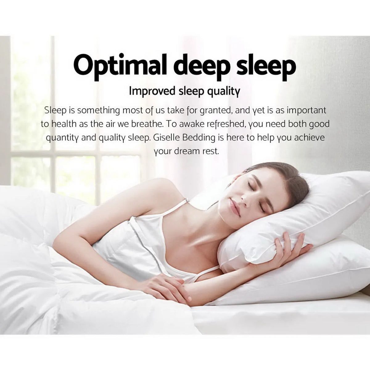Giselle Bedding 700GSM Microfibre Bamboo Quilt Super King - Image 3