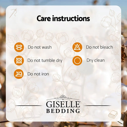 Giselle Bedding Super King Quilt, 200GSM Summer Duck Down Feather Doona Insert - Image 7