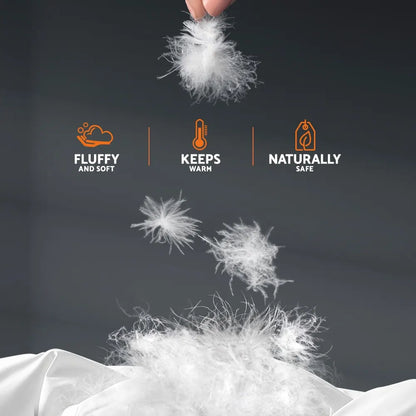 Giselle Bedding 700GSM Goose Down Feather Quilt Queen - Image 5