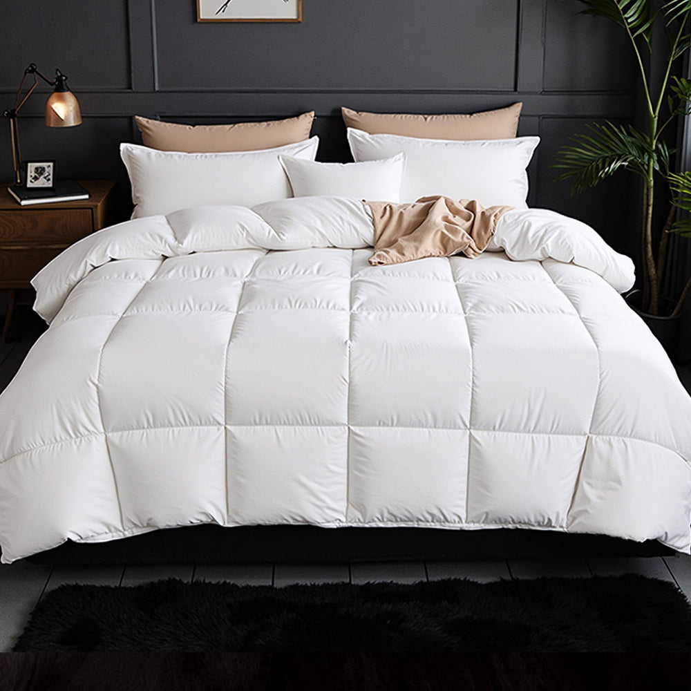Giselle Bedding 800GSM Goose Down Feather Quilt Winter Blanket Duvet Comforter Single - Image 7