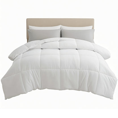 Giselle Bedding Queen Size 400GSM Microfiber Quilt All Season Duvet Quilts Comforter Winter Summer - Image 2