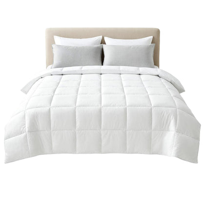 Giselle Bedding Super King Size 400GSM Microfiber Quilt All Season Duvet Quilts Comforter Winter Summer - Image 2