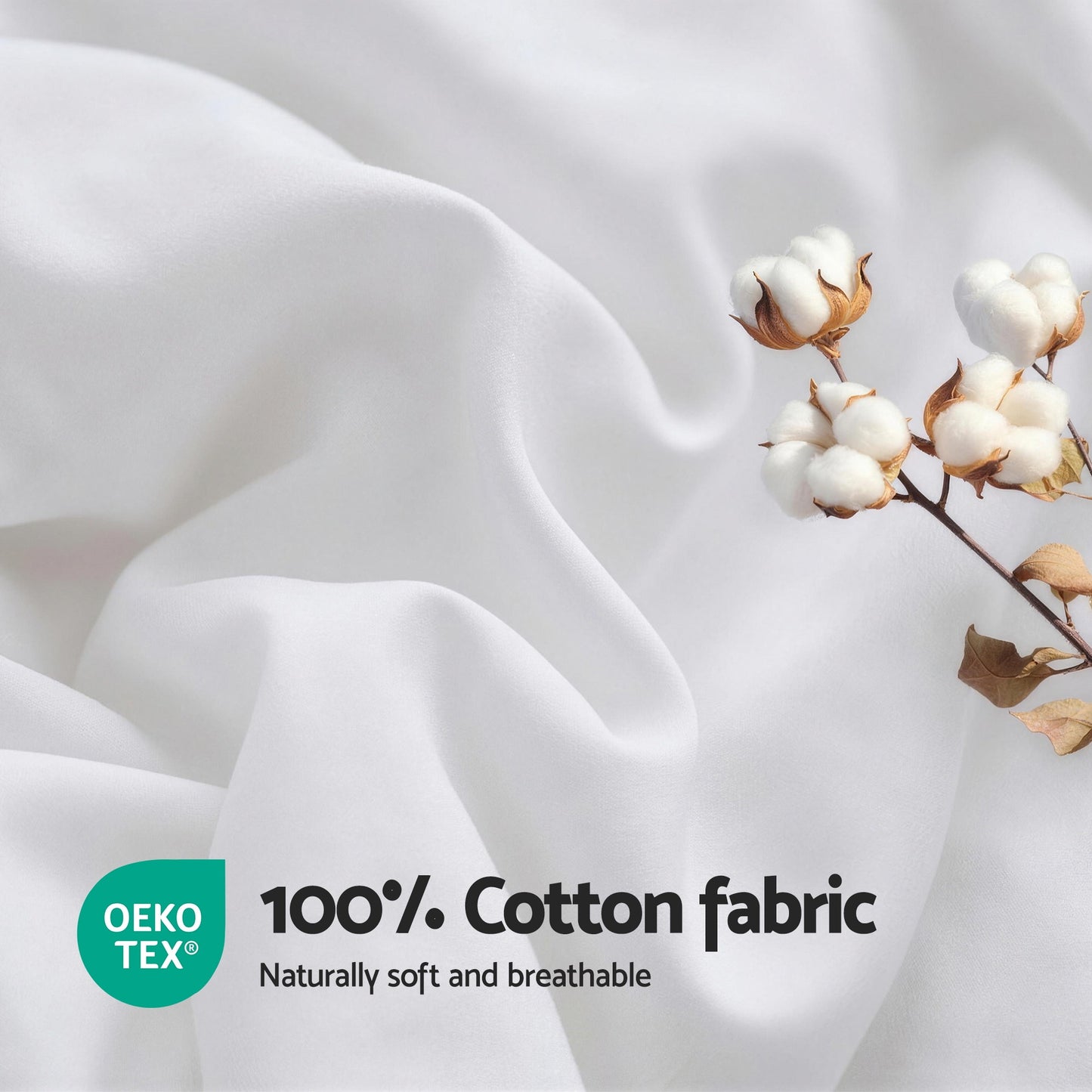 Giselle Bedding Wool Quilt 800GSM Extra Thick Double Winter Doona Baffle Box Construction 100% Wool Filling - Image 7