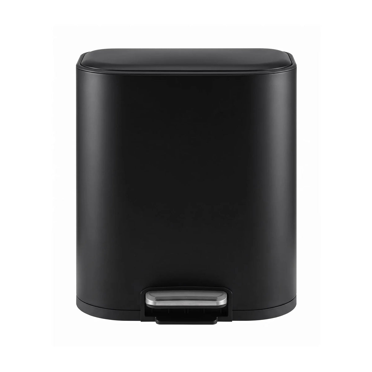 Cefito 20L Trash Bin Steel Pedal Bins Soft Close Kitchen Rubbish Waste Can Black - Image 3