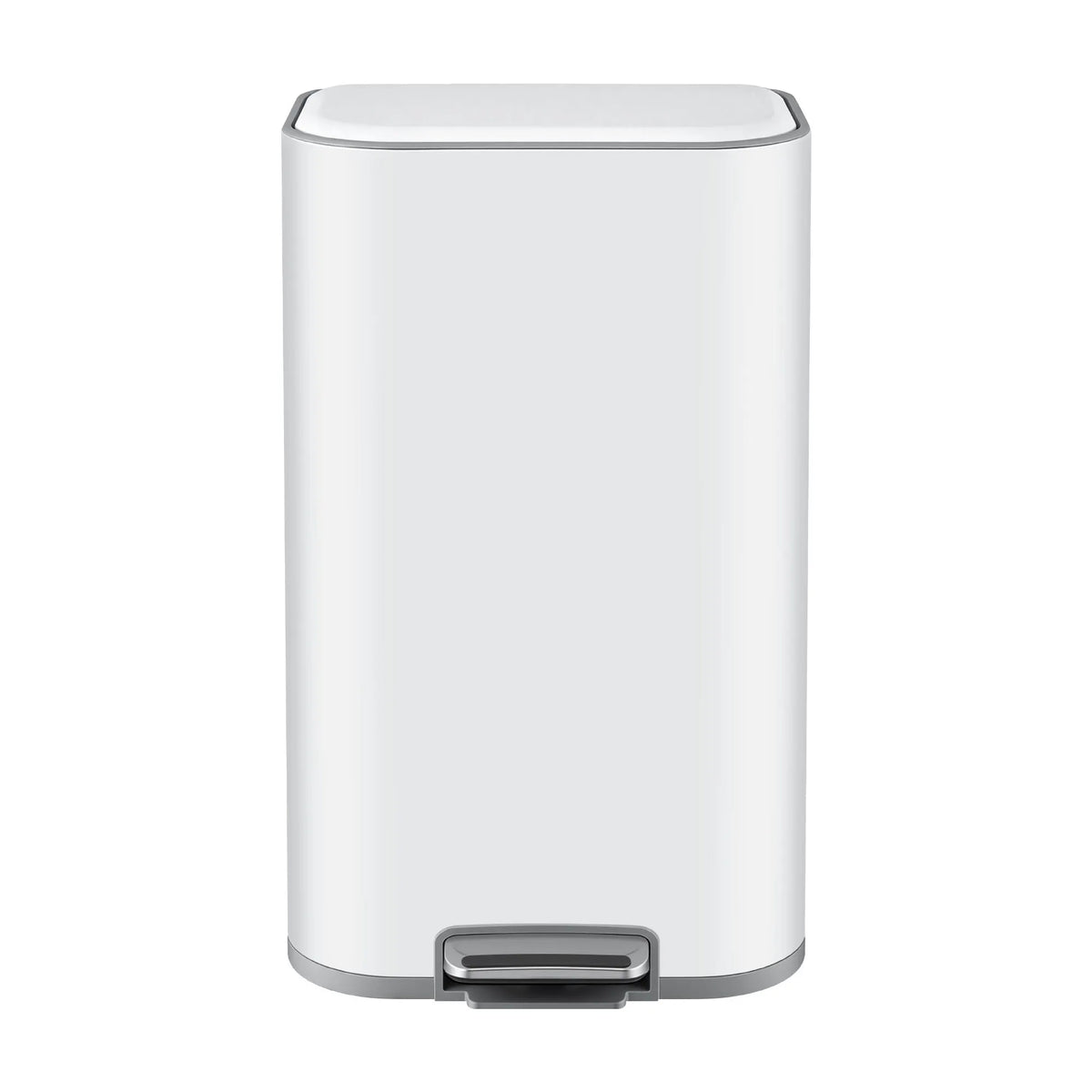 Cefito 30L Pedal Rubbish Bin Kitchen Trash Garbage Waste Can Soft Close White - Image 3