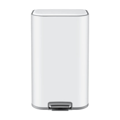 Cefito 30L Pedal Rubbish Bin Kitchen Trash Garbage Waste Can Soft Close White - Image 3