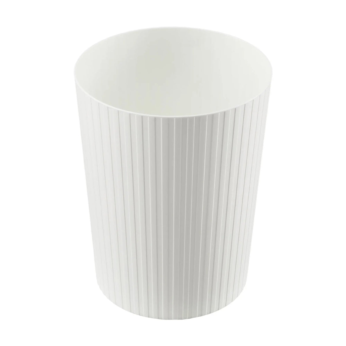 Cefito 8L Open Top Rubbish Bins Waste Bin Trash Can Storage Dustbin White - Image 4