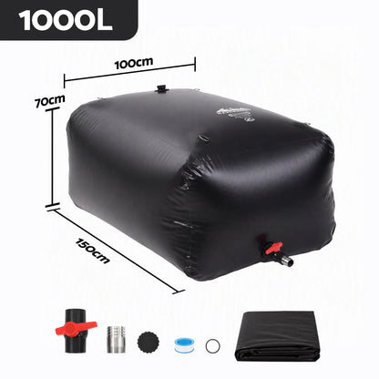 Weisshorn 1000L Water Bladder Bag Portable Large Storage Tank Container Camping Outdoor - Image 3
