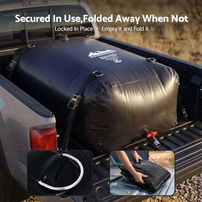 Weisshorn 1000L Water Bladder Bag Portable Large Storage Tank Container Camping Outdoor - Image 7