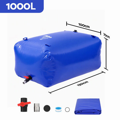 Weisshorn 1000L Water Bladder Bag Portable Large Storage Tank Container Camping Outdoor - Image 3