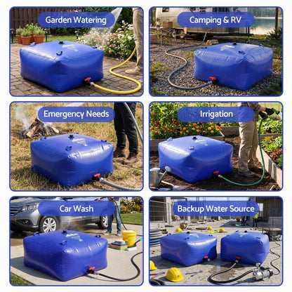 Weisshorn 540L Water Bladder Bag Portable Large Storage Tank Container Camping Outdoor - Image 9