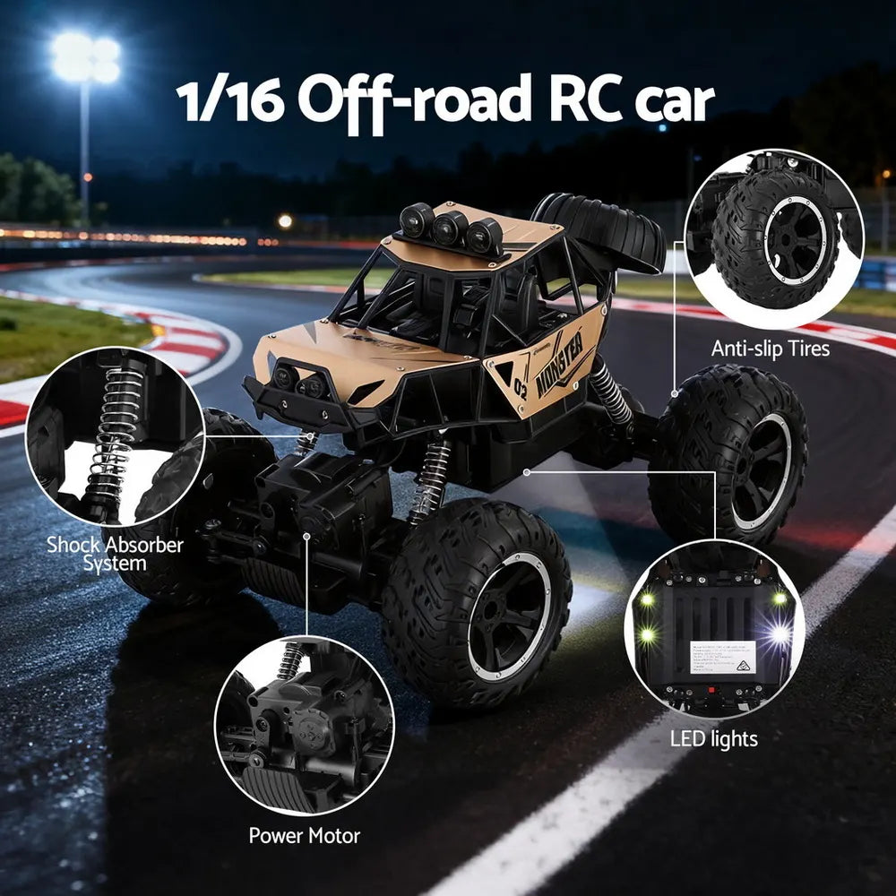 Keezi Kids Remote Control Car 5KM/H Off-Road Truck Electric Vehicle Outdoor Toys - Image 4
