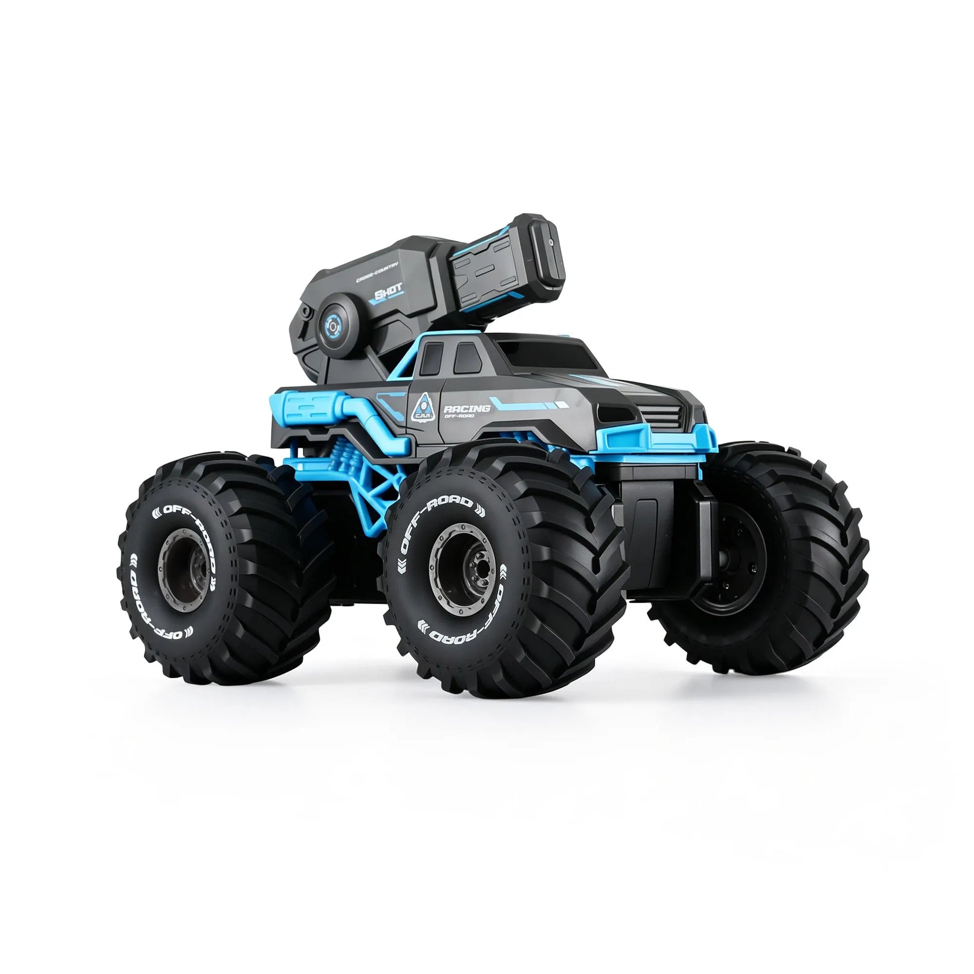 Keezi Kids Amphibious 2.4GHz Remote Control Car Boat with Water Spray Blue - Image 9