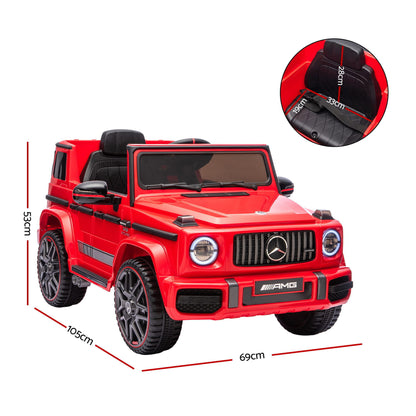 Kids Electric Ride On Car G63 Toy Cars Remote Control Red - Image 2