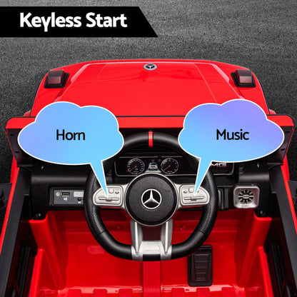 Kids Electric Ride On Car G63 Toy Cars Remote Control Red - Image 5