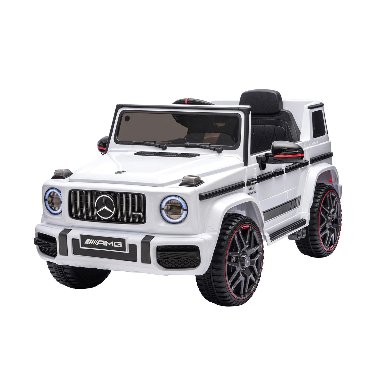 Kids Electric Ride On Car G63 Toy Cars Remote Control White - Image 2