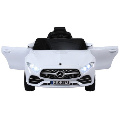 Kids Electric Ride On Car Licensed Outdoor Toys Cars Music Remote White - Image 4