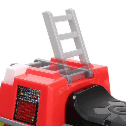 Rigo Kids Electric Ride On Car Fire Engine Fighting Truck Toy Cars 6V Red - Image 8