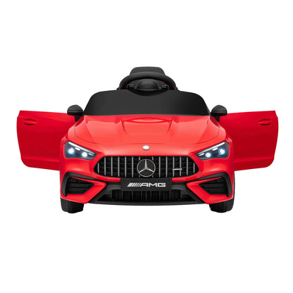 Ride On Car Licensed Mercedes Benz AMGC63 Kids Electric Car 12V Music Red - Image 4