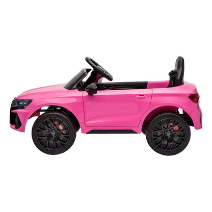 Ride On Car Licensed Audi RS3 Car for Kids 12V Remote Control Pink - Image 3