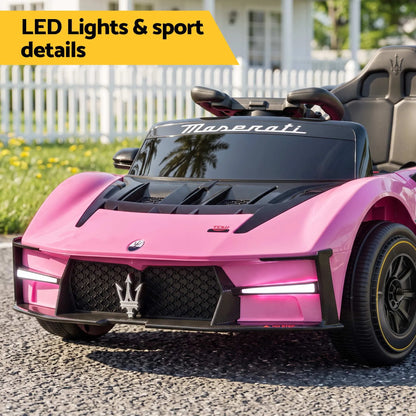 Ride On Car Maserati Licensed MCXtrema Car for Kids 12V Remote Control Pink - Image 9