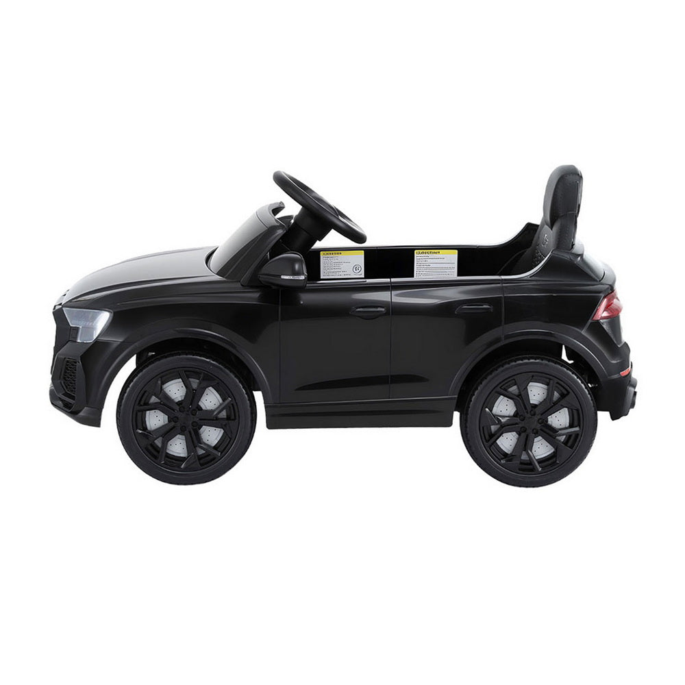Kids Ride On Car Licensed RSQ8 Electric Toy Black Remote 12V Cars Black - Image 3