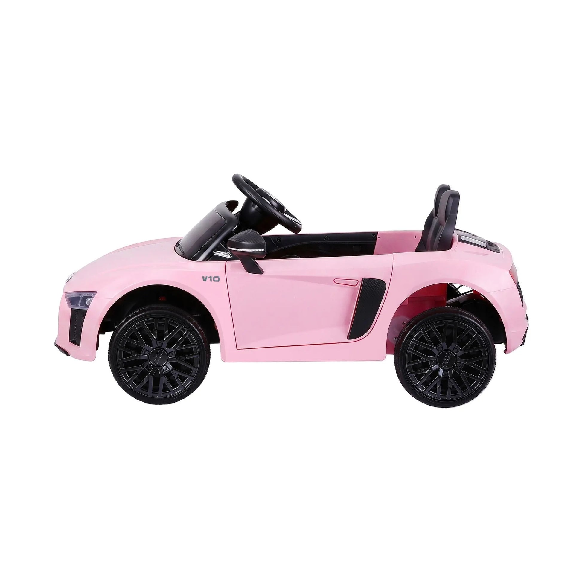 Ride On Car Licensed Audi R8 12V Electric Car for Kids Battery Pink - Image 3